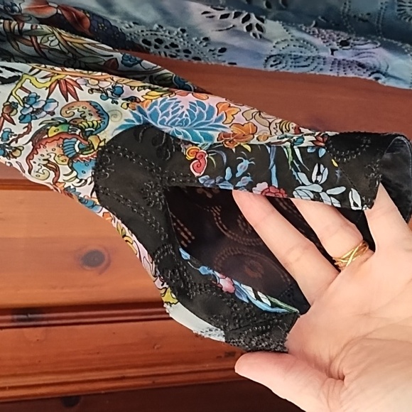 Citron Santa Monica rayon and silk tunic top size xl - Picture 5 of 9